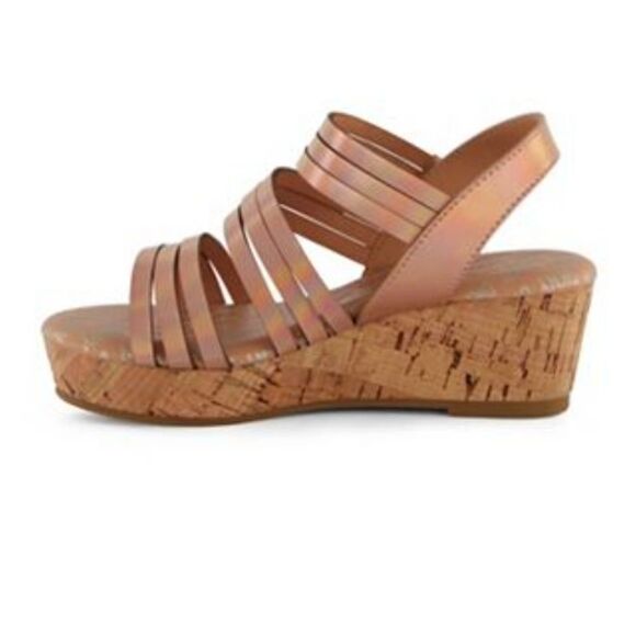 BRAND NEW DKNY KIDS AMBER LYNN PLATFORM WEDGE SANDAL G1 - Picture 7 of 15